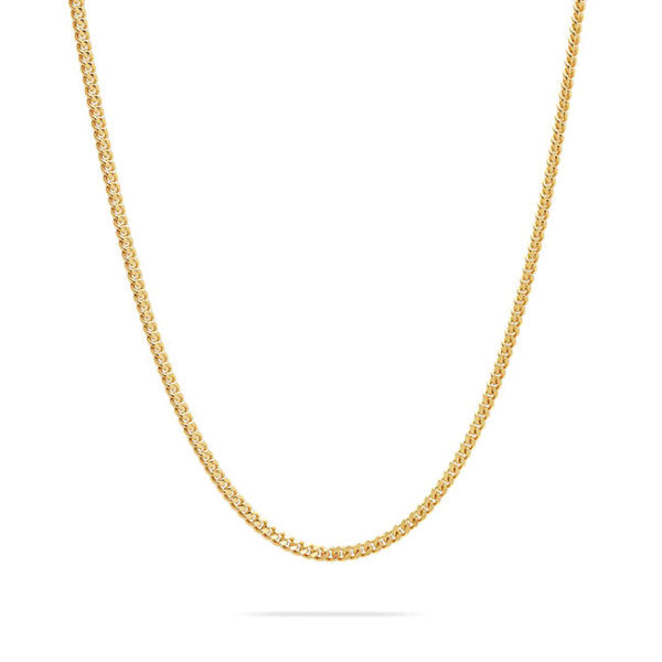 TOMWOOD トムウッド Curb Chain M Gold-18 ゴールド カーブチェーン
