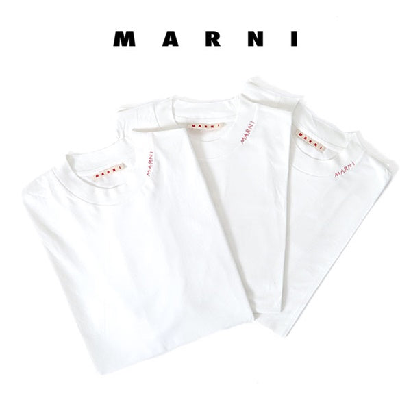 マルニ　3パック　Tシャツ MARNI マルニ オーガニックコットン 3P パックTシャツ HUMU0223X3
