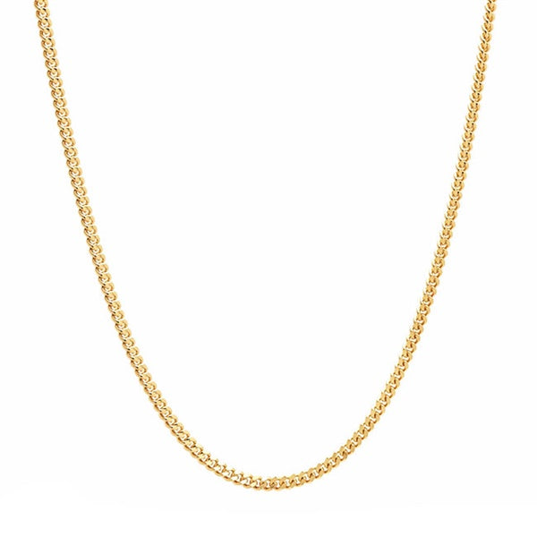ゴールドカーブネックレス TOMWOOD トムウッド Curb Chain M Gold-20.5 ゴールド カーブチェーン