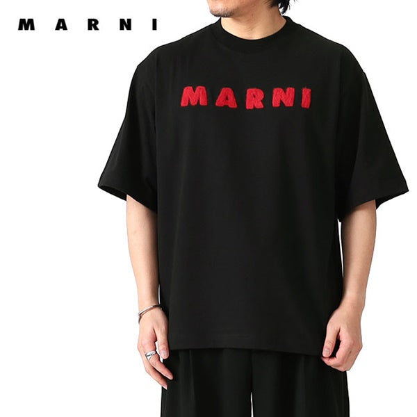 MARNI マルニ モヘアパッチ ロゴTシャツ HUMU0223S1 UTC406 – Add.
