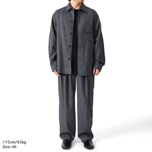 LEMAIRE ルメール ベルテッド トロピカルウール プリーツパンツ PA1173