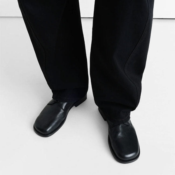 LEMAIRE ルメール　定価10万円　23AW レザーシューズ LEMAIRE ルメール アナトミック・デルビー レザーシューズ FO0190