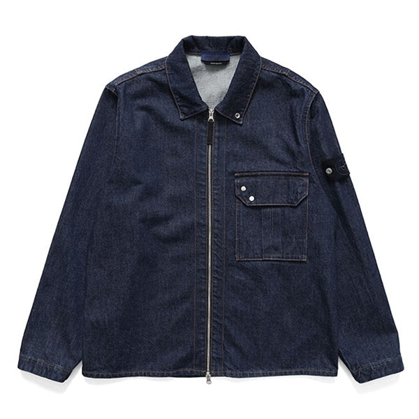 Stone Island Denim Research ストーンアイランド デニムリサーチ ジップ デニムシャツ 1200002