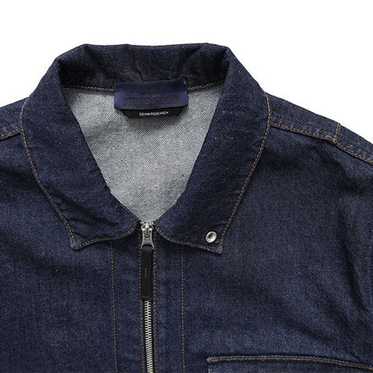Stone Island Denim Research ストーンアイランド デニムリサーチ ジップ デニムシャツ 1200002