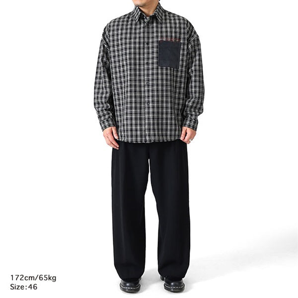 MARNI マルニ 胸ポケット ウール チェックシャツ CUMU0061S7 UTWA35 – Add.