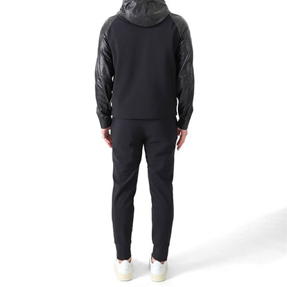 EMMETI エンメティ SANDRO サンドロ ナッパレザー × ジャージージャケット