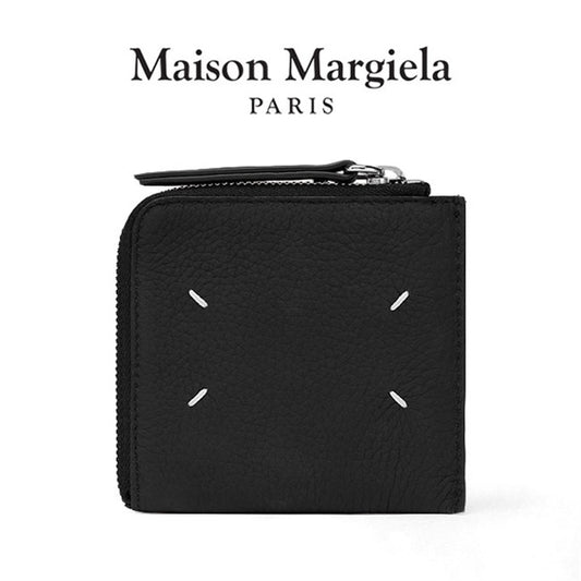 Maison Margiela メゾンマルジェラ レザー ジップアラウンド ミニウォレット SA1UI0013 P4746 **