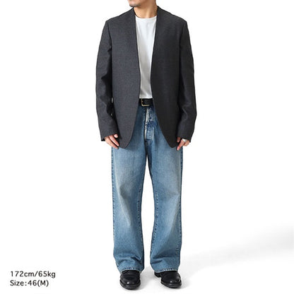 Maison Margiela メゾンマルジェラ バージンウール ノーカラージャケット S50BN0553 S47782 860M