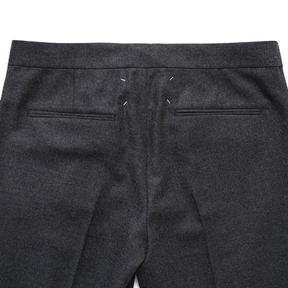 Maison Margiela メゾンマルジェラ バージンウール ドローストリング ウールトラウザーズ S50KA0722 S47782 860M
