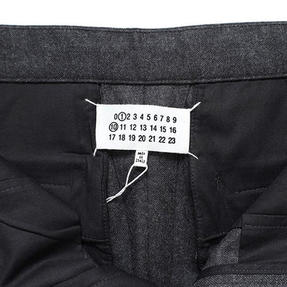 Maison Margiela メゾンマルジェラ バージンウール ドローストリング ウールトラウザーズ S50KA0722 S47782 860M