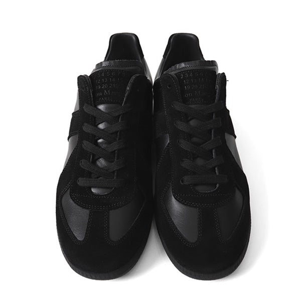 Maison Margiela マルジェラ ジャーマントレーナー 黒 Maison Margiela メゾンマルジェラ ジャーマントレーナー レザー