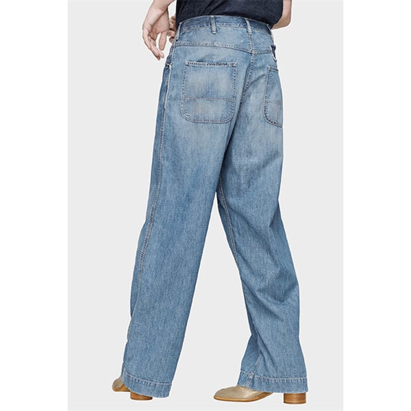 Maison Margiela メゾンマルジェラ ペイントスプラッター ヴィンテージ ワイドジーンズ S50KA0711 M30021