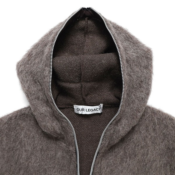 Our Legacy アワーレガシー FULL ZIP HOOD ヘアリーウール フルジップ