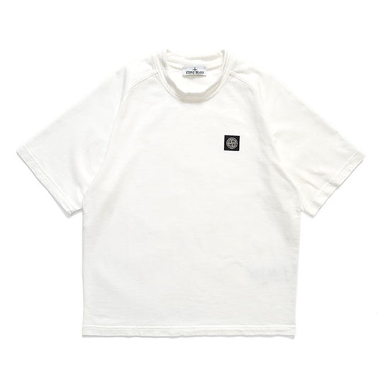STONE ISLAND ストーンアイランド ガーメントダイ コンパスロゴ Tシャツ 6100029 **