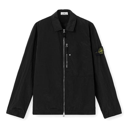STONE ISLAND ストーンアイランド ナイロンメタル ジップアップ オーバーシャツ 1200038