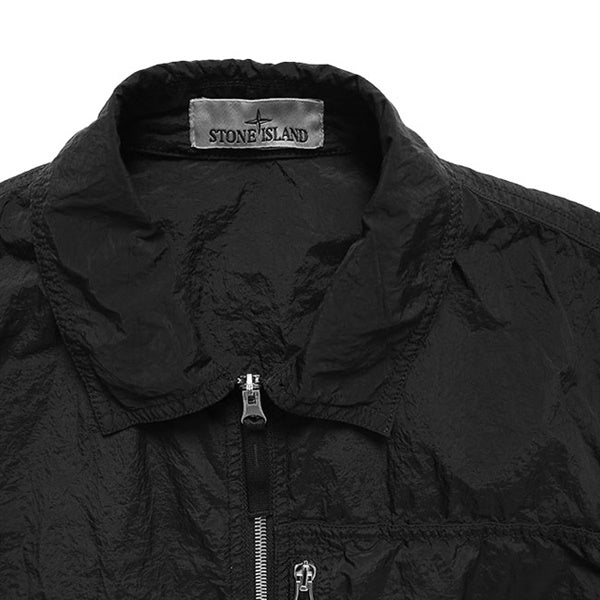 STONE ISLAND ストーンアイランド ナイロンメタル ジップアップ オーバーシャツ 1200038
