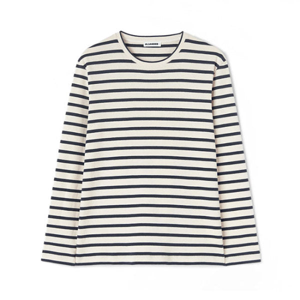 JIL SANDER ジルサンダー　ボーダー　Tシャツ JIL SANDER+ ジルサンダープラス ボーダー Tシャツ ロンT J47NH0002