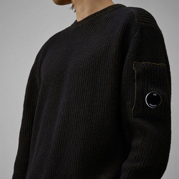 C.P. COMPANY フリースニット パープル C.P. Company シーピーカンパニー フリース ニットセーター 19CMKN307A