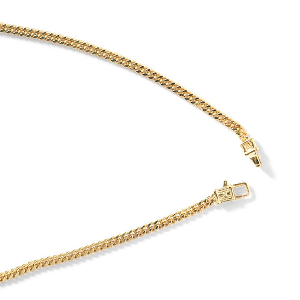 TOMWOOD トムウッド Curb Chain M Gold-18 ゴールド カーブチェーン