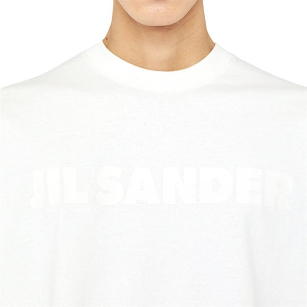JIL SANDER オーバーサイズ Tシャツ ホワイト JIL SANDER ジルサンダー オーバーサイズ ロゴTシャツ J21GC0168