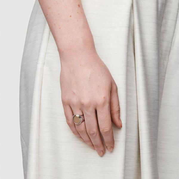 TOM WOOD Oval Gold Top Ring トムウッドオーバルリング TOMWOOD トムウッド Oval Gold Top オーバル ゴールドトップ リング
