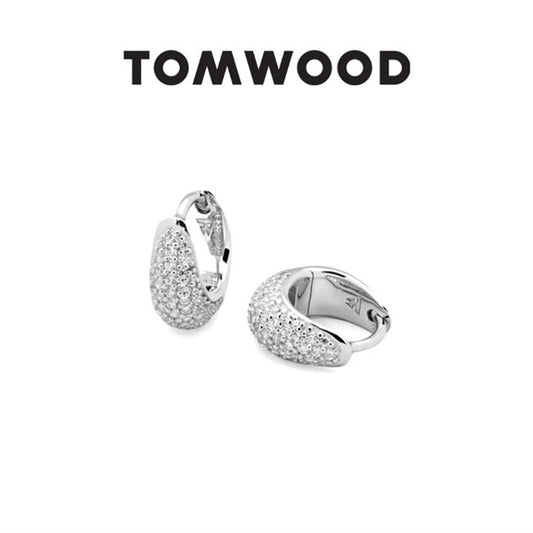 TOMWOOD トムウッド Ice Huggies Pave アイス ハギー ピアス 100525 **