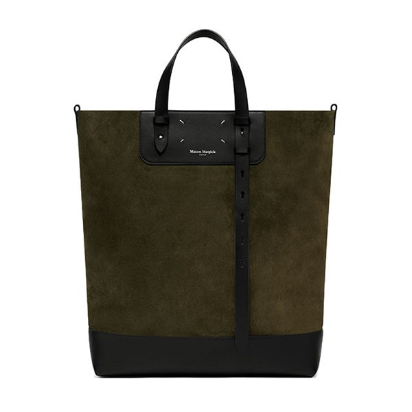 Maison Margiela メゾンマルジェラ スエード×レザー トートバッグ SB1WC0024 P8610 ショルダーバッグ ショッピングバッグ