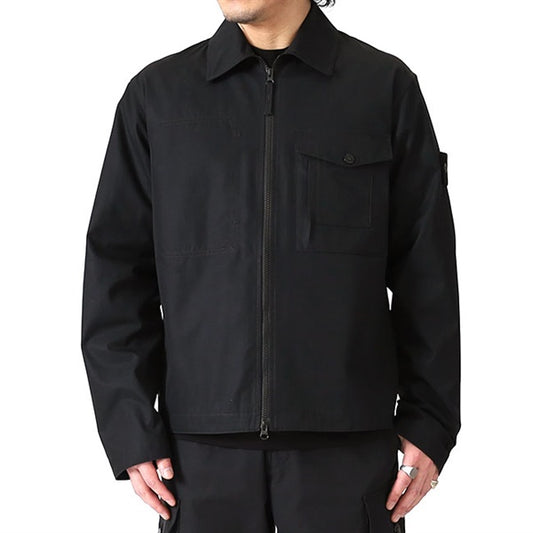 STONE ISLAND GHOST ストーンアイランド ゴーストピース コットンキャンバス ジップジャケット 1200011