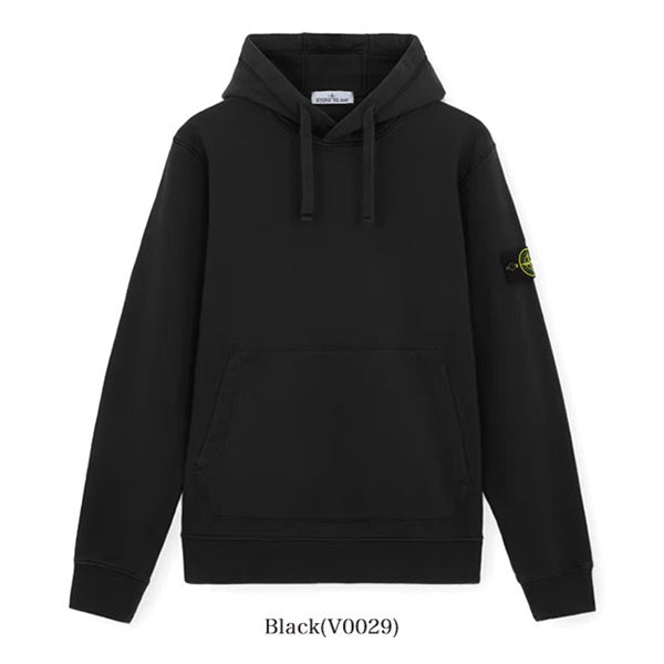 ストーンアイランド ガーメントダイ パーカー ブラック M Stone Island ストーンアイランド ガーメントダイ プルオーバー