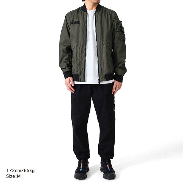 Stone Island ストーンアイランド ガーメントダイ MA-1 ミリタリー