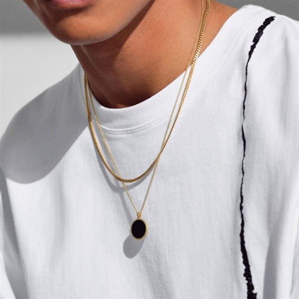 ゴールドカーブネックレス TOMWOOD トムウッド Curb Chain M Gold-20.5 ゴールド カーブチェーン