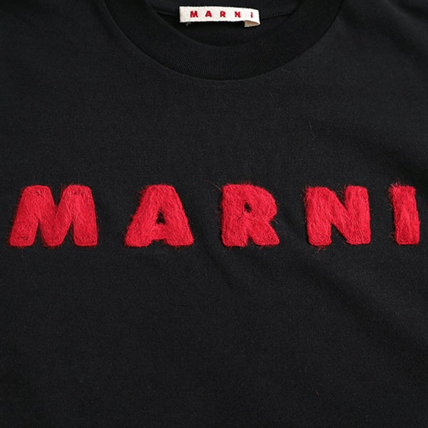 新品 MARNI マルニ モヘアパッチ ロゴTシャツ MARNI マルニ モヘアパッチ ロゴTシャツ HUMU0223S1 UTC406 – Add.