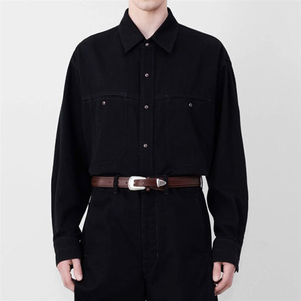 LEMAIRE ルメール MINIMAL WESTERN BELT レザー ウエスタンベルト