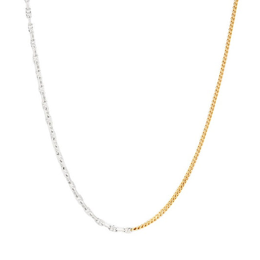 TOMWOOD トムウッド Rue Chain Duo 18inch ゴールド シルバー チェーンネックレス 101233 **