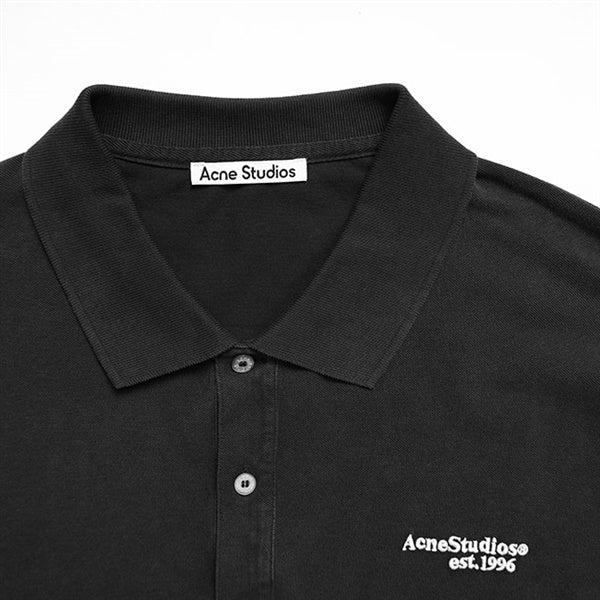 Acne Studios アクネストゥディオズ ウォッシュド ロゴポロシャツ FN