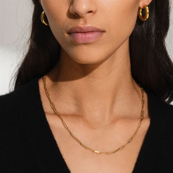 TOMWOOD トムウッド Box Chain Gold 16inch ボックスチェーン ゴールド