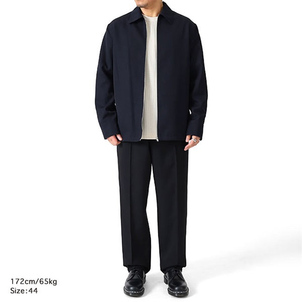 20AW JIL SANDER ウールギャバジンシャツジャケットセットアップ JIL SANDER ジルサンダー ウールギャバジン ジップジャッケット