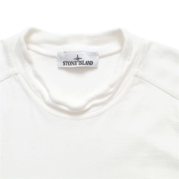 STONE ISLAND ストーンアイランド オーガニックコットン スウェットTシャツ 6100030