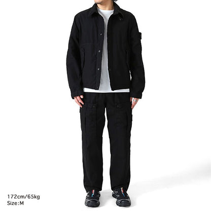STONE ISLAND GHOST ストーンアイランド ゴースト DAVID LIGHT-TC ガーメントダイ ショート コーチジャケット 4100036